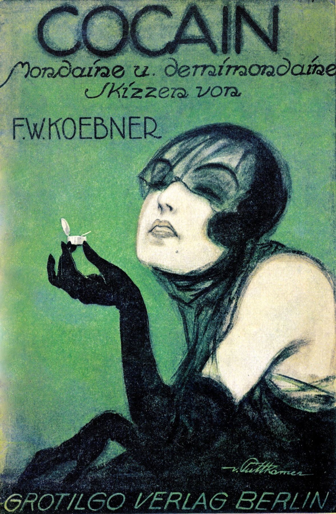 Anita Berber Cocaine by F.W. Koebner